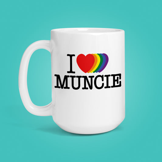 I Heart Muncie - Rainbow Hearts