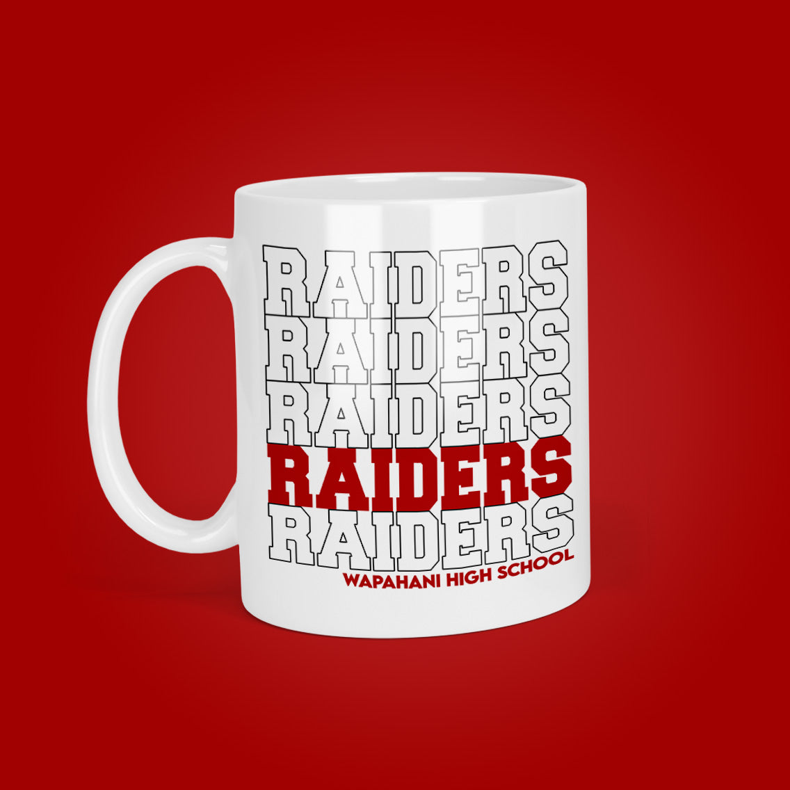 NFL Las Vegas Raiders Personalized Coffee Mug 11oz Red